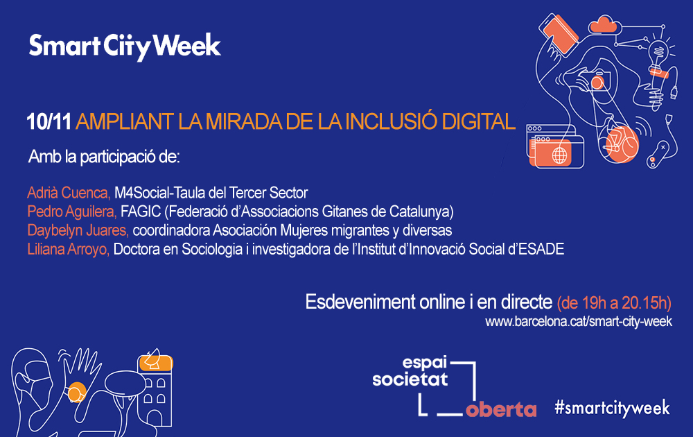 TJungpa's tweet photo. Es parla molt de #inclusiodigital però no tant sobre com s'enten i s'aplica a diferents col.lectius. La diversitat és indispensable per poder parlar d'una veritable inclusió. Vols saber què en pensen @MujeresMigrante @m4_social @FAGIC1 sobre el tema?
🗓️10 novembre
⏰19h https://t.co/VZ3fcTxyk4