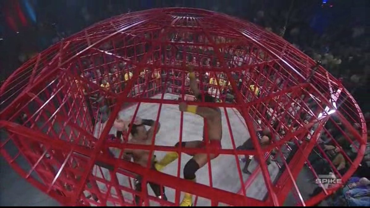 taz sums it up: "its a race to get to that hole"  #tna10