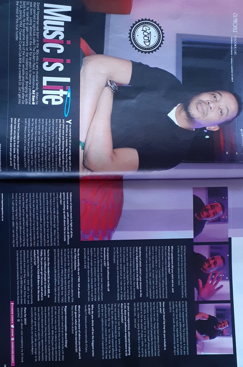 BlackPlayBeatz's tweet photo. 2013 @HypeMagazineSA interview @DjZanD https://t.co/HKQZPAcvPh