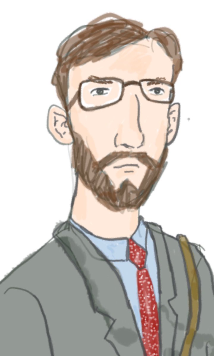 Tacitussi's tweet photo. #tthrowbackthursday this man I illustrated just out of my brain. And I like his looks. Was a #businessman ... under cover to his #office 

I’m glad I can stay in #homeoffice and do my job. Inspiration from people around me. Works fine. Enjoy your Thursday ❤️

#staypositive https://t.co/paswDlrXeA