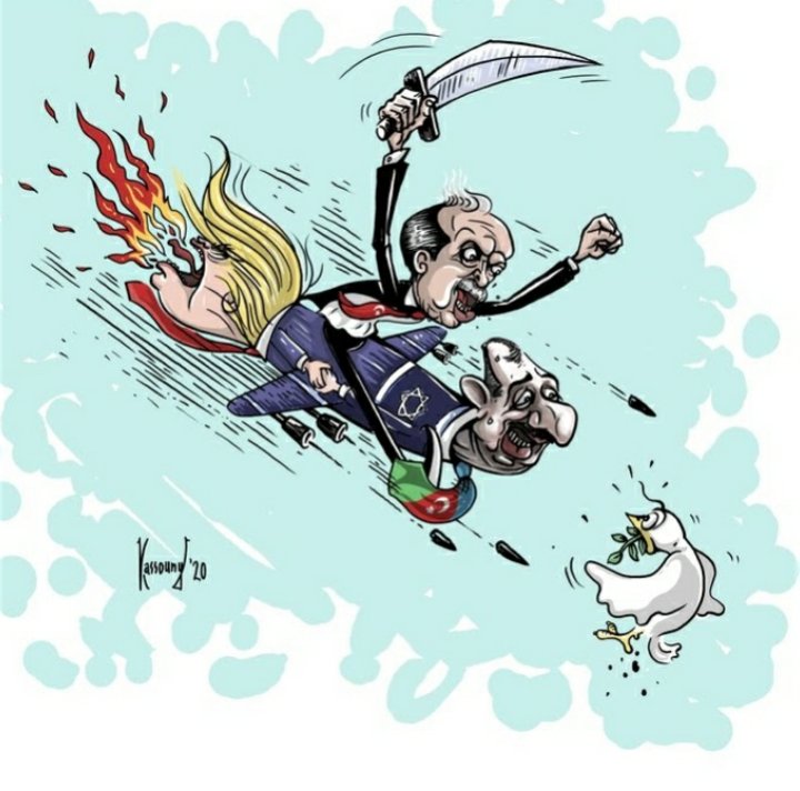 Fatima185371508's tweet photo. What is a dream Erdogan?
He wants to make Azerbaijan to Turkey’s region and control the territory as he wants.
#StopErdogan https://t.co/C5JRYYv4G7