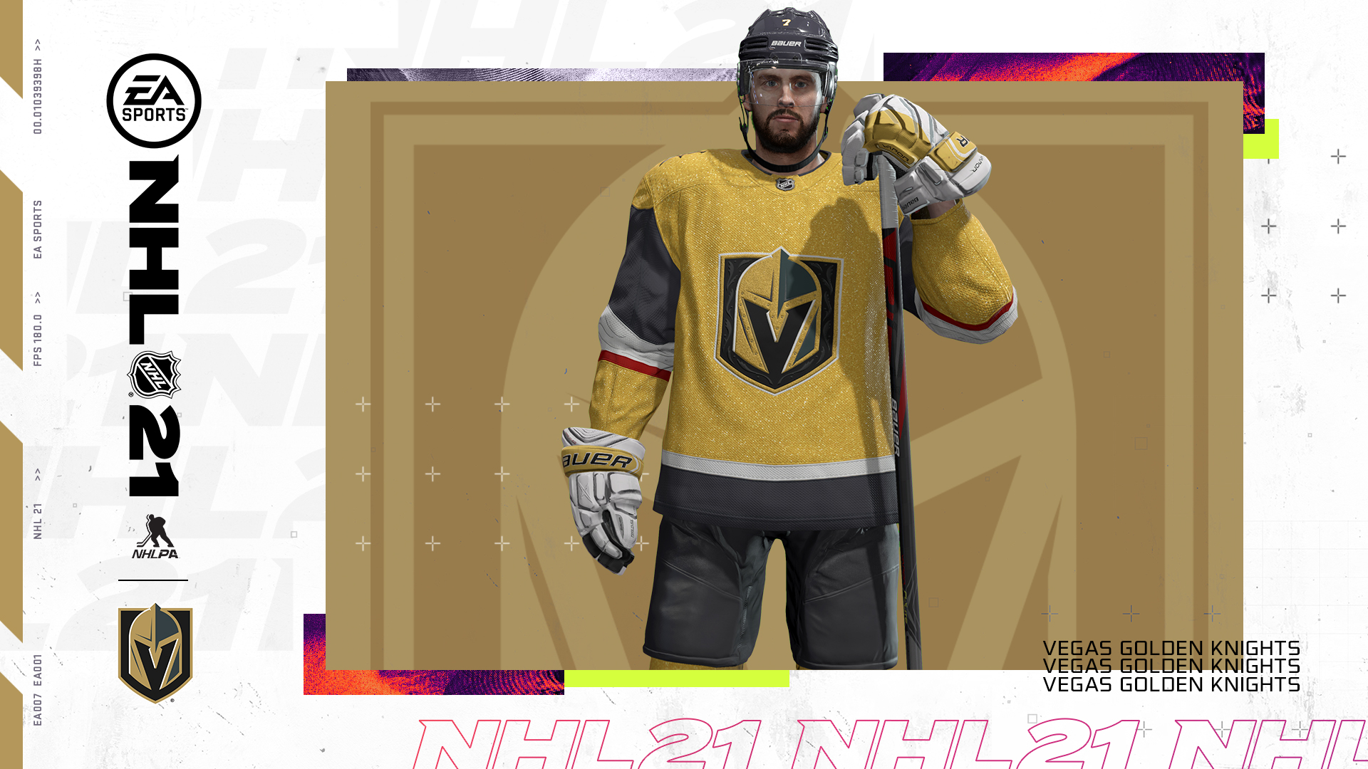 Vegas Golden Knights on X: THE GOLD JERSEY HAS ARRIVED IN #NHL21