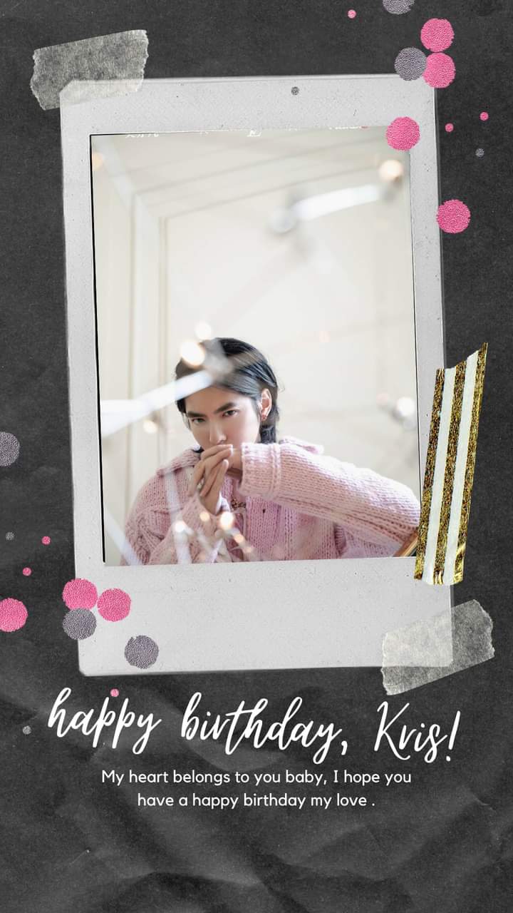   Happy birthday to Kris Wu   