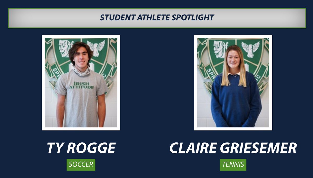 Irishreports's tweet photo. Excited to recognize our November Student/Athlete’s. Their spotlights can be seen at https://t.co/LMgA7qtrap, congrats to Ty and Claire! @SCHSSuperfans @scoreboardguy
@chadplein
@OzarksOzone
@MattVereen @DanLindbladTV https://t.co/6dpF6rt5dI