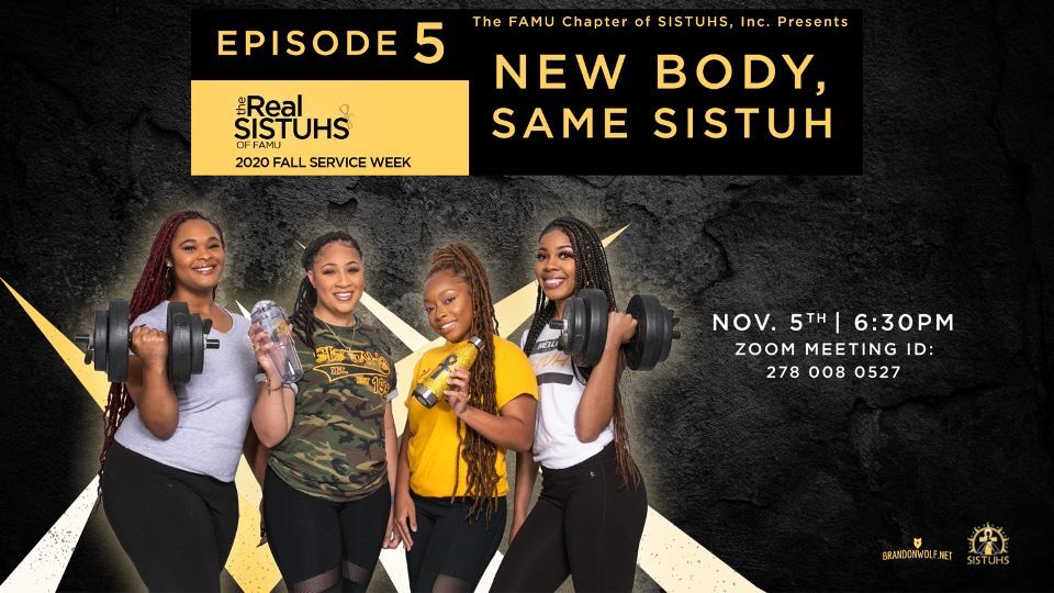 Let’s get physical with the SISTUHS🏋🏾‍♀️! After being stagnant for months due to COVID 😷🦠, we challenge you to get up and get active with us and @thestephaniemonique at 6:30 tonight 💪🏾💛 #SISTUHSWeek2020