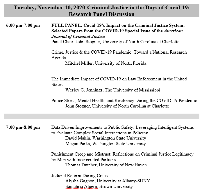 WACJRegion5's tweet photo. We are excited to announce 2 days of virtual presentations! Join us on Mon, Nov 9th (6-8:15pm PT) for discussions on Teaching in the Pandemic and Tues, Nov 10 (6-8pm PT) for discussions on CJ during the pandemic. For more information please visit https://t.co/nsnTkWBgD9 https://t.co/S9N33ZufO9
