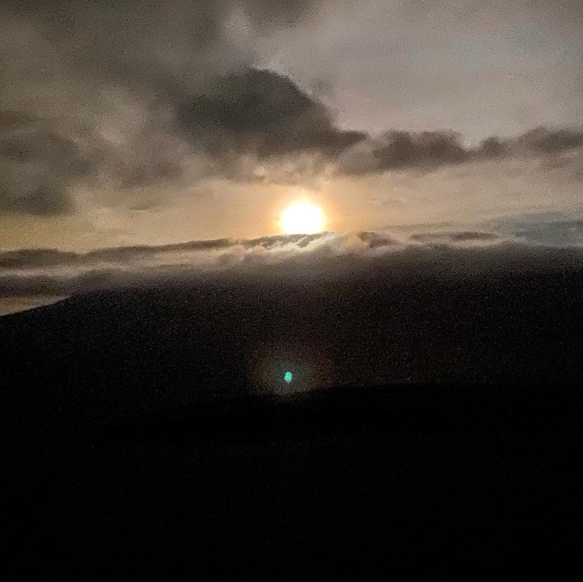 TeamWalking's tweet photo. Out on one of my night navigation courses last night, with a beautiful yellow moon #nightnavigation https://t.co/VOj9q3Qfd4