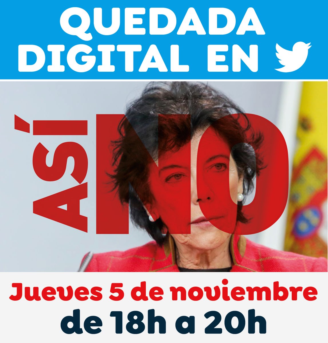 Necesitamos un Pacto Educativo estable en el que quepamos todos y NO leyes sin consenso ni diálogo con la comunidad educativa y la sociedad. NO dejes que silencien tu voz. Di NO!  #StopLeyCelaá #MasPluralesCorazón