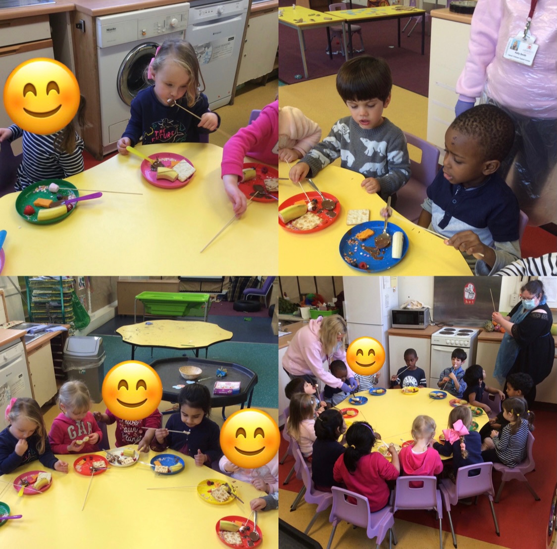 SkeneSquare's tweet photo. Bonfire Night fun! Marshmallow ‘sparklers’ for snack, fire safety chats and some fireworks arts and crafts! Stay Safe everyone!
#GuyFawkesNight #FireSafety #earlyyears #artsandcrafts #snackfun https://t.co/lnLZjIRGDl
