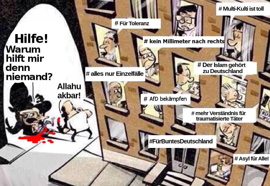 YourNoun's tweet photo. @GrueneBundestag @KonstantinNotz Das habt ihr schon längst mit eurer Willkommenskultur getan! Eure Toleranz...😜 https://t.co/DGfb3jWWp2