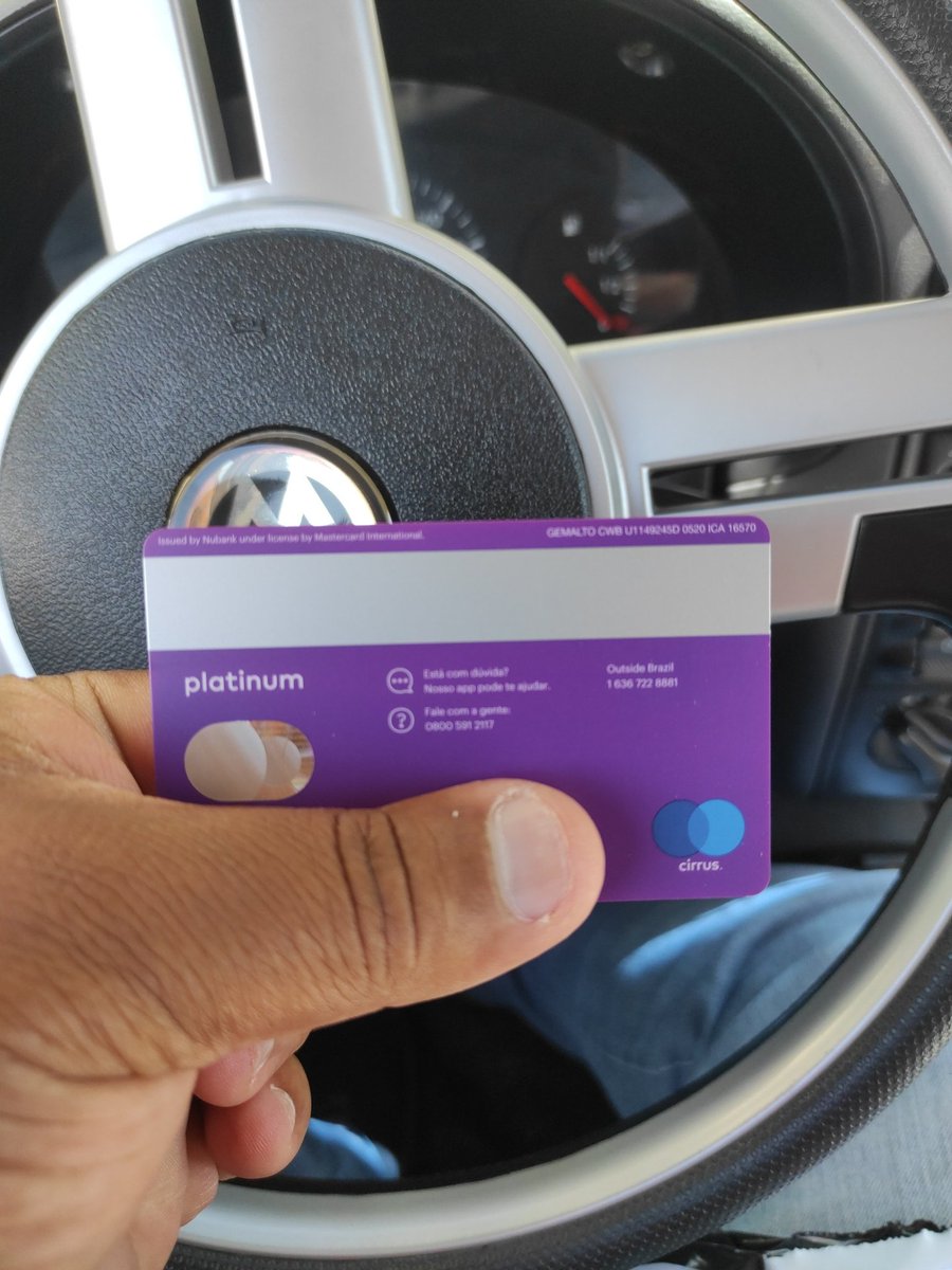 RenatoTimm's tweet photo. Valeu @nubank agora sou #Platinum https://t.co/wD63hncPP1