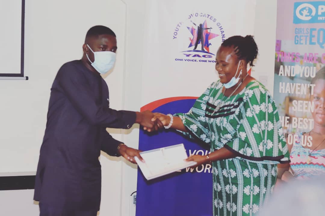 NSAGhanaDev's tweet photo. Exactly one week ago, @youthadvocatesghana launched the Ghana Youth Manifesto in collaboration with @planghana, @oxfaminghana, @fosdaghana &amp; @gaaghana. Improving the state of health care facilities, providing access to equitable healthcare delivery and ... https://t.co/PLnEYhO9jg