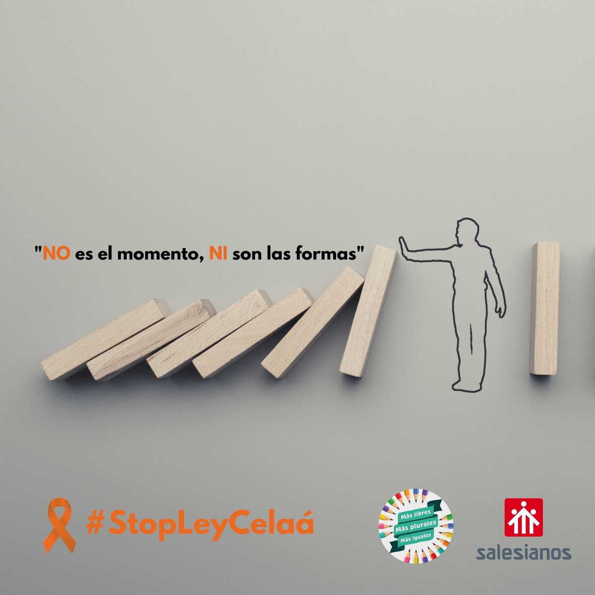rarizag's tweet photo. Si eres uno de padres de los los 8.217.662 alumnos en edad escolar no podrás escoger el colegio de tus hijos. No dejes que otros elijan por ti. ¡Di NO a la #LOMLOE!  #StopLeyCelaá #MasPlurales🧡 https://t.co/gV8a6aI7Jw
