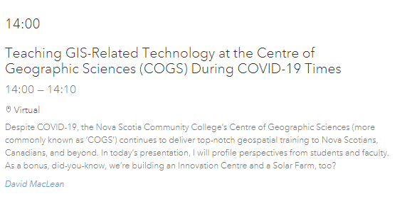 GIS4Teachers's tweet photo. @GISEd @esricanada @gisday 6/12 Don't miss @esricanada's first virtual #GISday live seminar! Explore the agenda, including 4 talks from #canadian #educators using #GIS for #teaching & #learning (see images)!
Full agenda and free reg'n: https://t.co/unniMsLzmW
#geographyawarenessweek #12waysofGISday #K12 https://t.co/yehD9j5jIV