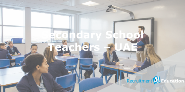 Recruitment4Ed1's tweet photo. New opportunity! Secondary School Teachers – UAE. https://t.co/XYoJAKMvKq https://t.co/WSlXQoz4BG