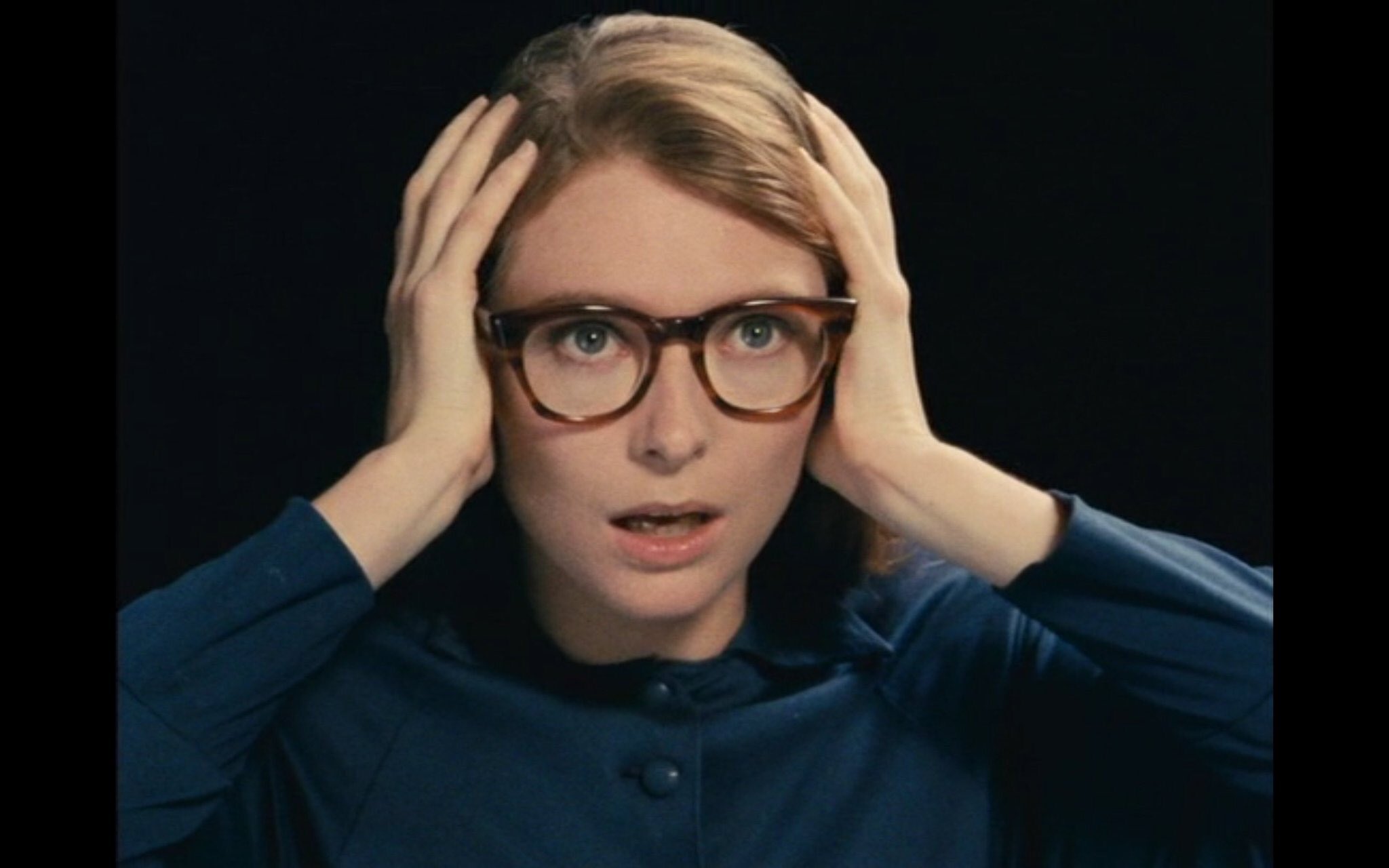 Happy birthday Tilda Swinton, 60 today, 26 here, as Matilda Swinton in Joanna Hogg s 1986 student film CAPRICE 
