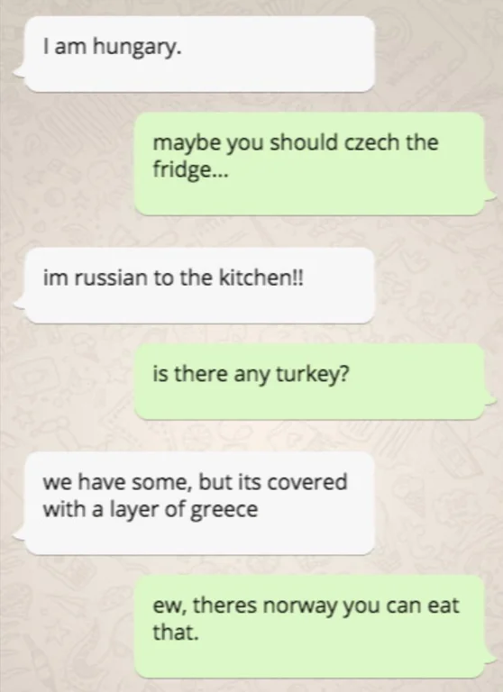 travisglobal's tweet image. I can’t Bolivia did it! 🤣🤣🤣 via @language_nerds_ 
#languagepuns #languagehumor #puns