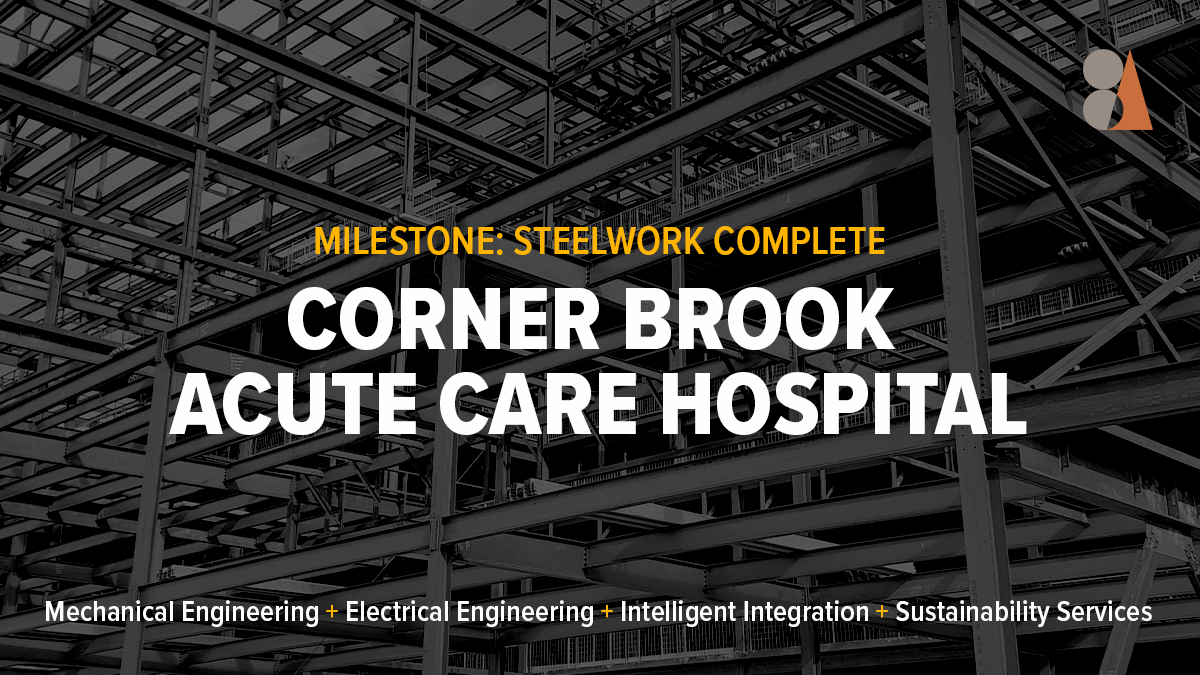 SmithAndersen's tweet photo. Congratulations to @PCLConstruction @Marcogroup Plan Group, and Cahill on the completion of the Corner Brook Acute Care Hospital steelwork last month!

#mechanicaldesign #electricaldesign #intelligentintegration #sustainability https://t.co/NJUTvmQUbf