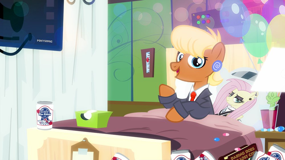 My Fellow Ponyvillians! Thank you for once again electing me your mayor, thus ensuring I will have the insurance to get a new liver again...again!