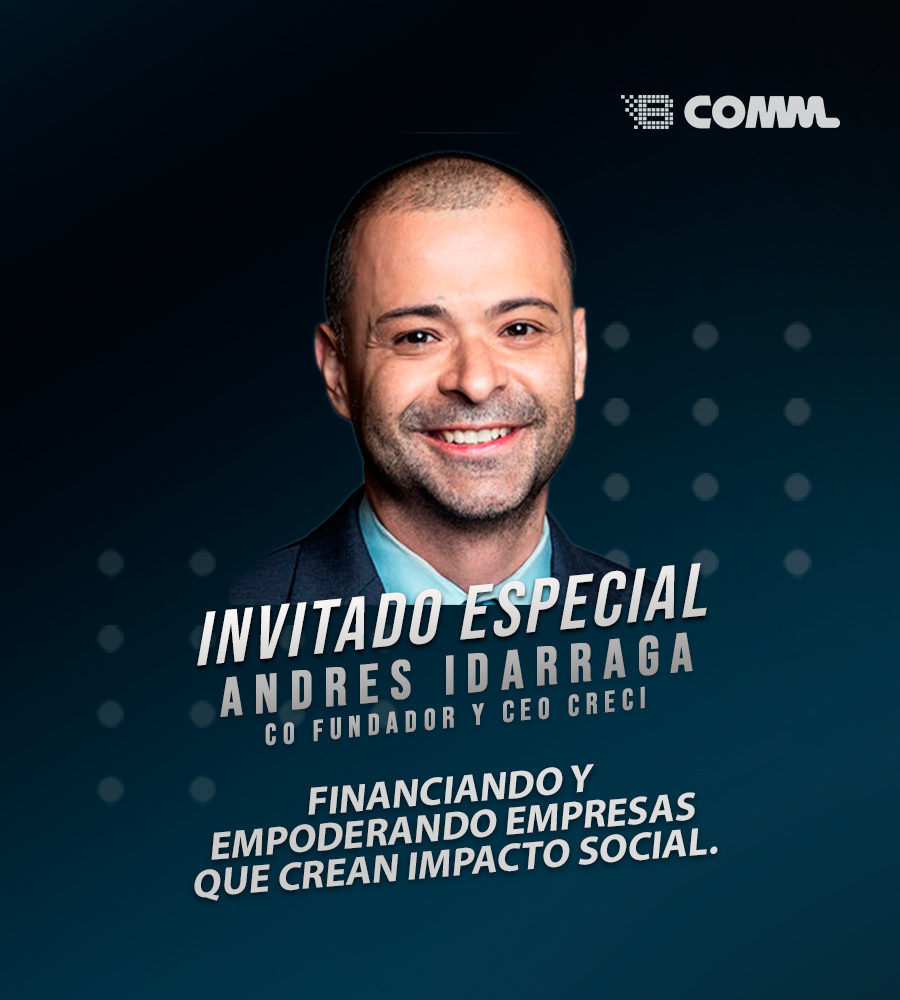 Viernes 6 Noviembre, 5pm, invitado especial Andrés Idarraga, Co-Fundador y CEO de Creci. Andrés pasó de prisión a la Universidad de Brown y Yale...para luego fundar empresa que otorga créditos aempresas con impacto social, en Colombia.

Inscríbete acá: 
bit.ly/BComm-ai