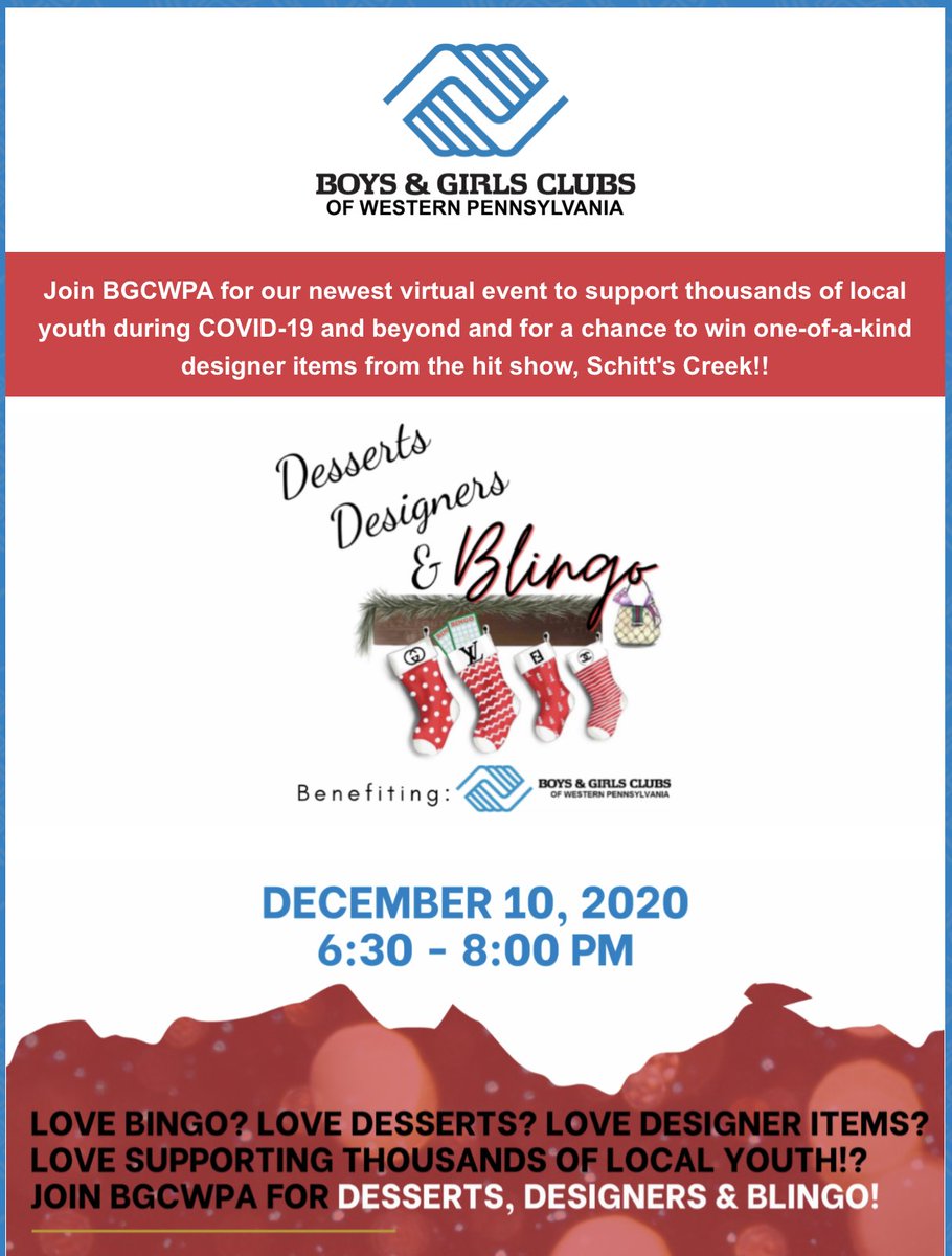 Mark your calendars!  Another fun event planned to benefit the fine work by the staff at the Boys &amp; Girls Clubs of Western PA.   <a href="/bgcwpa/">Boys & Girls Clubs of Western Pennsylvania</a>