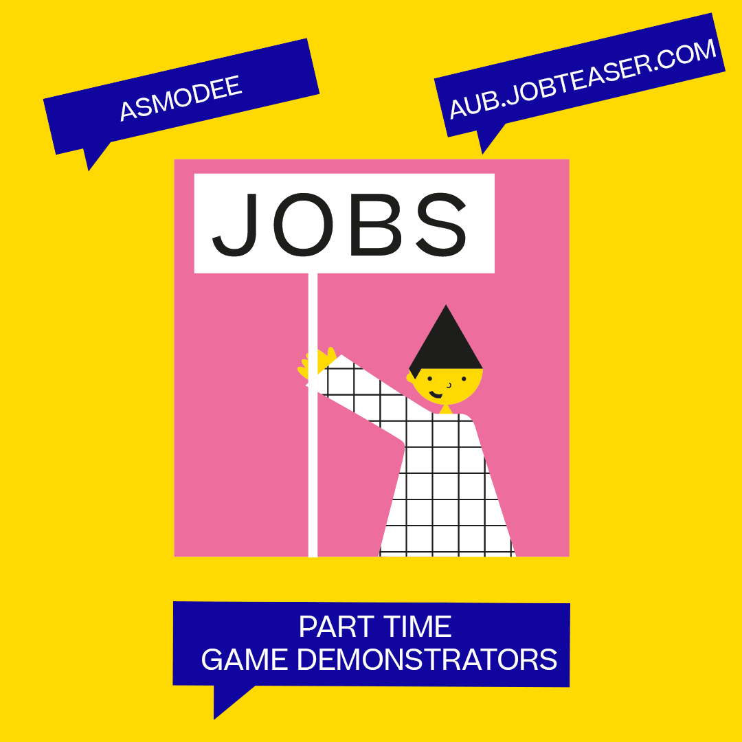 Did you meet Asmodee at our part time jobs fair? Asmodee is the UK's largest supplier of table top games. They have an exciting opportunity for dedicated and approachable individuals to join their talented team of Games Demonstrators...visit aub.jobteaser.com