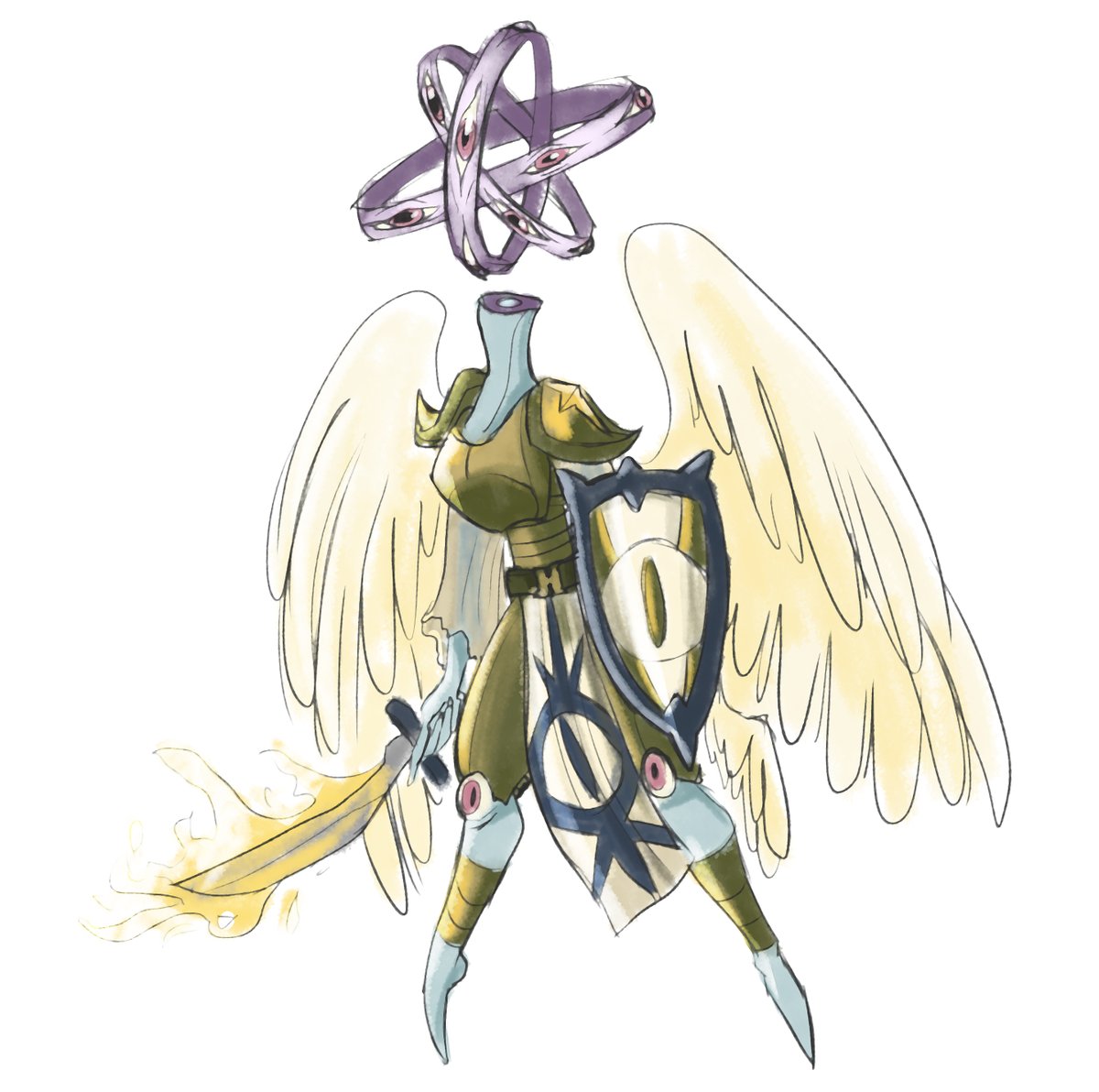 canagadoodles's tweet photo. CREATOBER 2:
roll: aasimar paladin
prompt: wandering knight 

She floats from town to town cleaning the streets of crime but is typically not met with much enthusiasm. I wonder why...

#dnd #creatober2020 https://t.co/MEZsStS2Xy