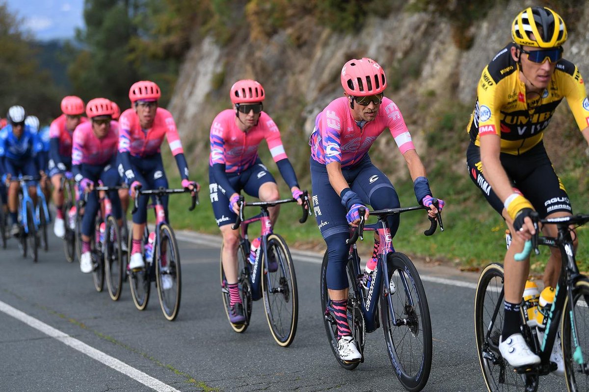 One of the longer days I’ve had on the bike... 6hrs 30 with 230km covered and a rainy/ chilly final 40km 🥶. 📸 <a href="/GettyImages/">Getty Images</a>