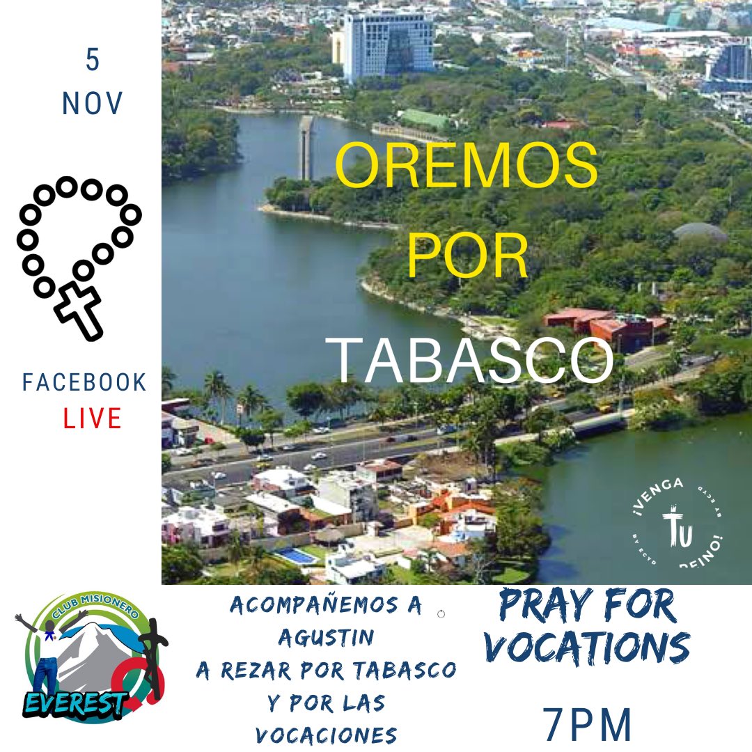 c_m_Everest's tweet photo. Vamos a unirnos en oración hoy a las 7 pm! Te esperamos 🙌🏼🙌🏼🙌🏼 https://t.co/lcv1yzkv28