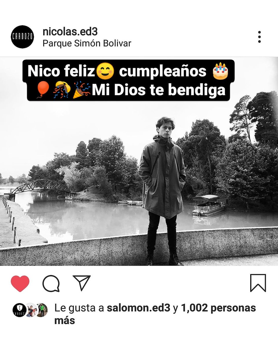 HTriana98's tweet photo. @nicocardozoruiz Nico feliz☺️ cumpleaños 🎂🎉🎇🎈 mi Dios te bendiga 🙏🏻 https://t.co/DnpYcwr3Uz