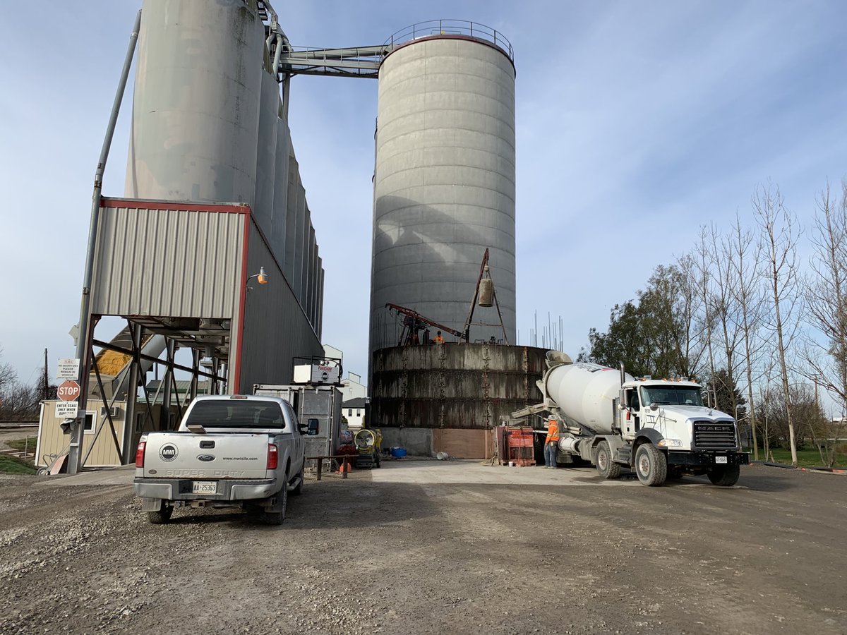 ShakespeareMill's tweet photo. Silo expansion has begun! Two new silos coming early 2021. https://t.co/6Xy7Cl6yCW