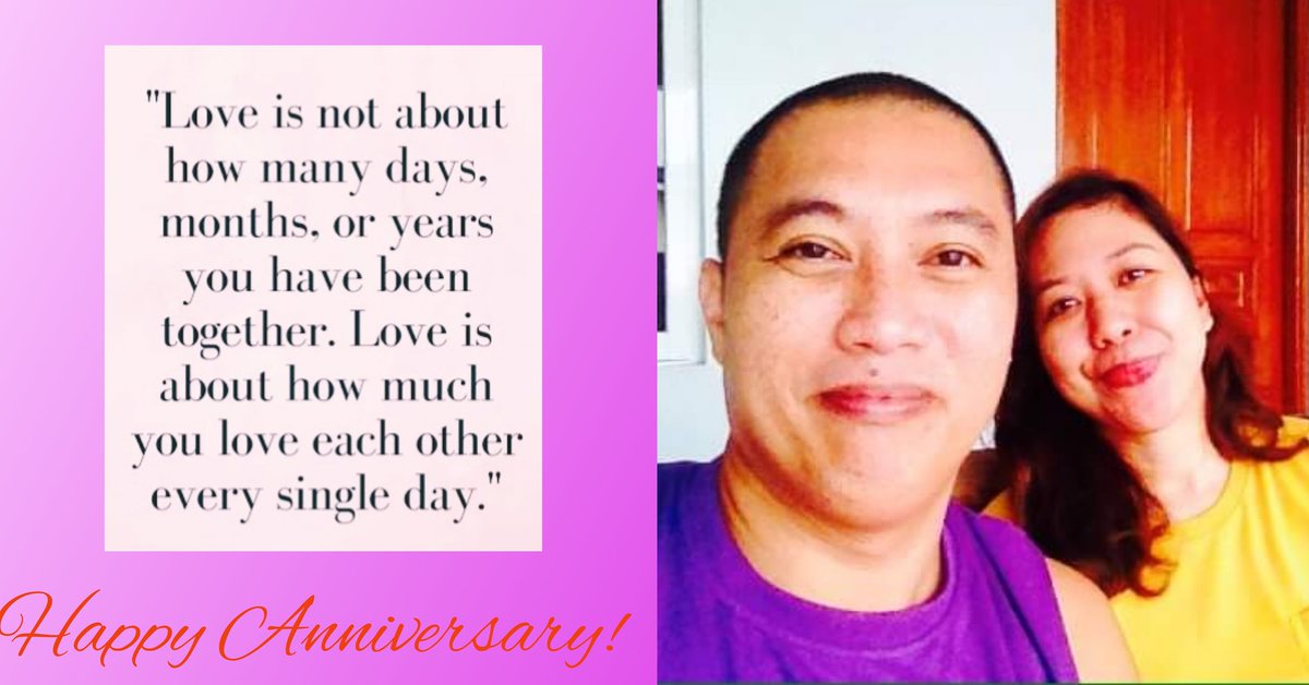 RyanMagno1983's tweet photo. Happy Anniversary mahal! #GetWellSoon #MiReinaYAmor https://t.co/jnppPibIHc