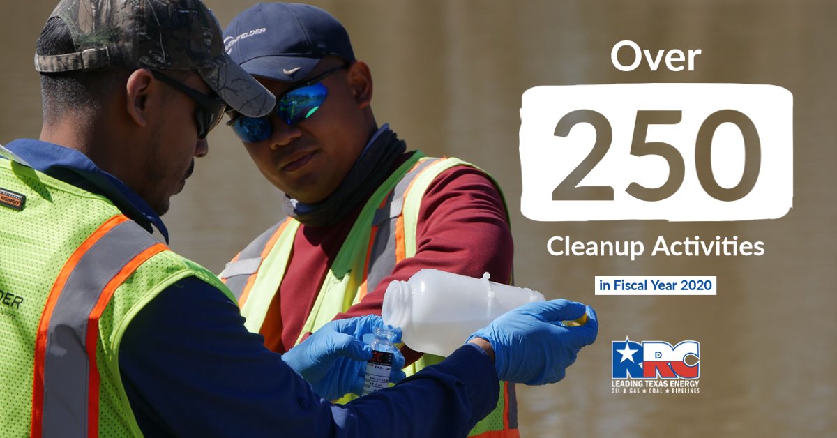 txrrc's tweet photo. #DYK In FY 2020, we’ve completed over 250 cleanup activities in #protectingtexas natural resources. Learn more about our environmental cleanup programs at https://t.co/5GBhhHpTT9 #Beautifultexas #BestAgencyinTexas #TxEnergy https://t.co/GiOib89iAj