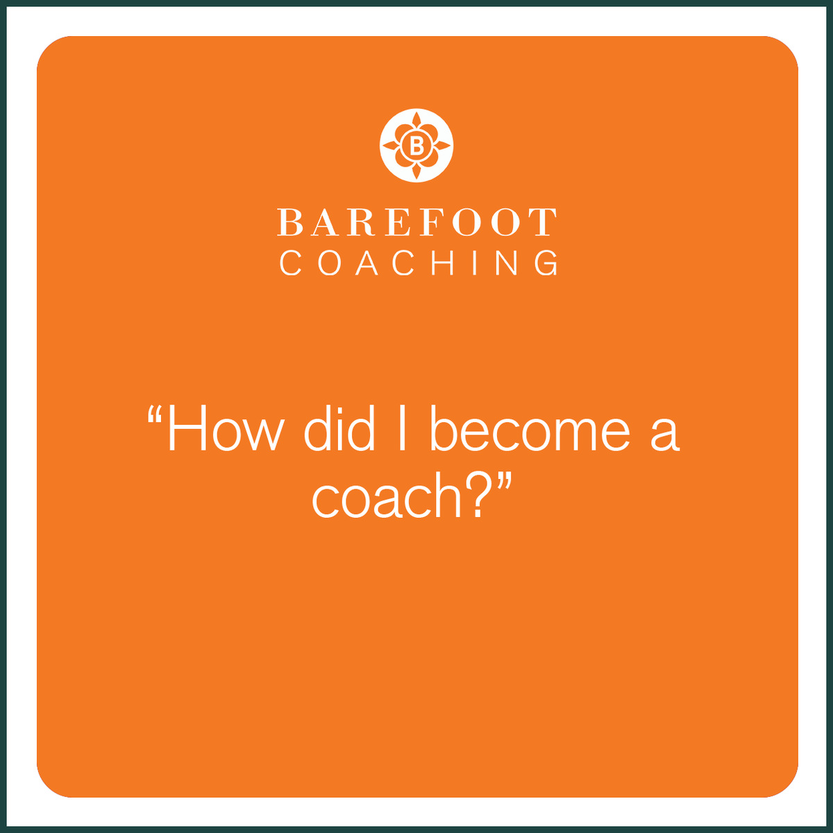 Barefoot Coaching tweet media
