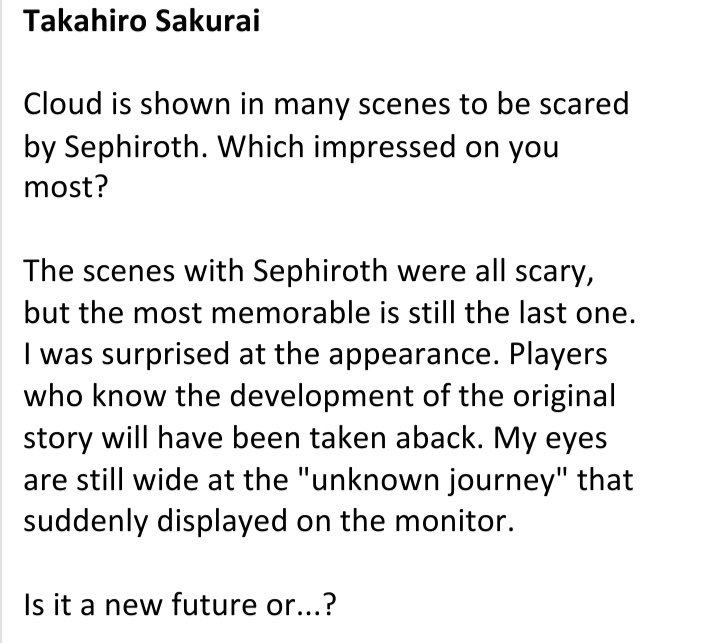 Takahiro Sakurai's VA interview incoming. There's 16 questions overall. I know a couple have been done elsewhere so I'll leave them out.