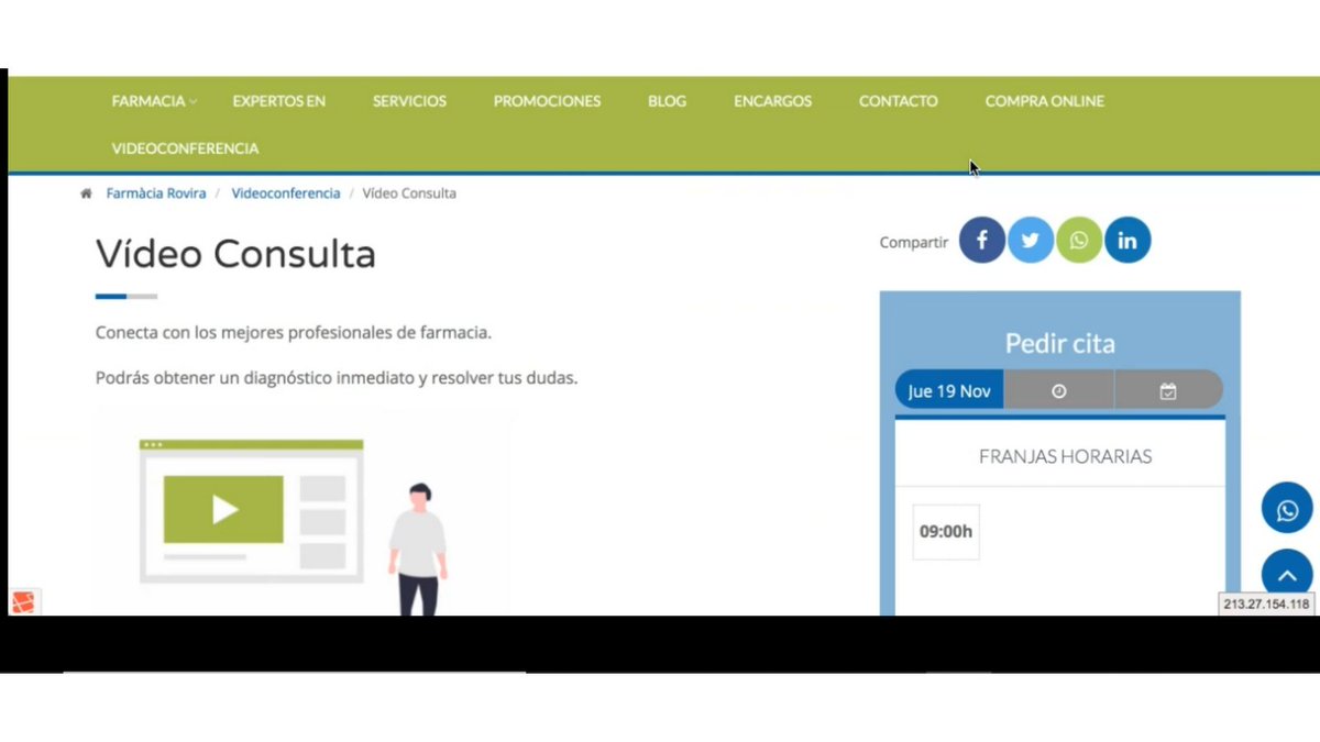 farmaoffice's tweet photo. Isaac Fàbrega, CEO de #FarmaOffice, explica en #ExpofarmaDigital las nuevas funcionalidades de las webs con #FarmaOfficeGo, como la videoconsulta a través de una sala privada, con reserva de cita y recordatorio automatizado para el cliente o delegado
@unnefar @Cruzfarma https://t.co/4PR0Ddnyhe