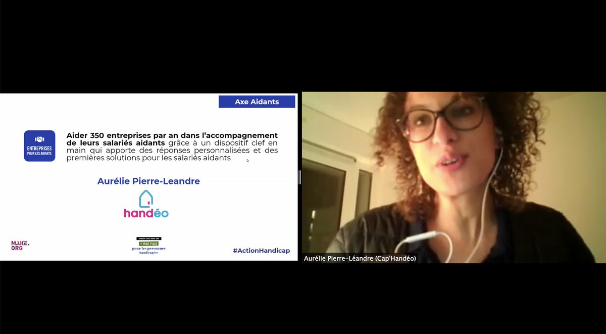 Make_org's tweet photo. 🎤 "En 2030, 1 actif sur 4 sera proche aidant. On est tous concernés, l'entreprise est une partie prenante de ce sujet là", Aurélie Pierre-Léandre - Directrice de @Handeo_
🎥Pour suivre en direct ▶︎ https://t.co/72J9BBCpnC
#ActionHandicap https://t.co/C8O3RIlbj9
