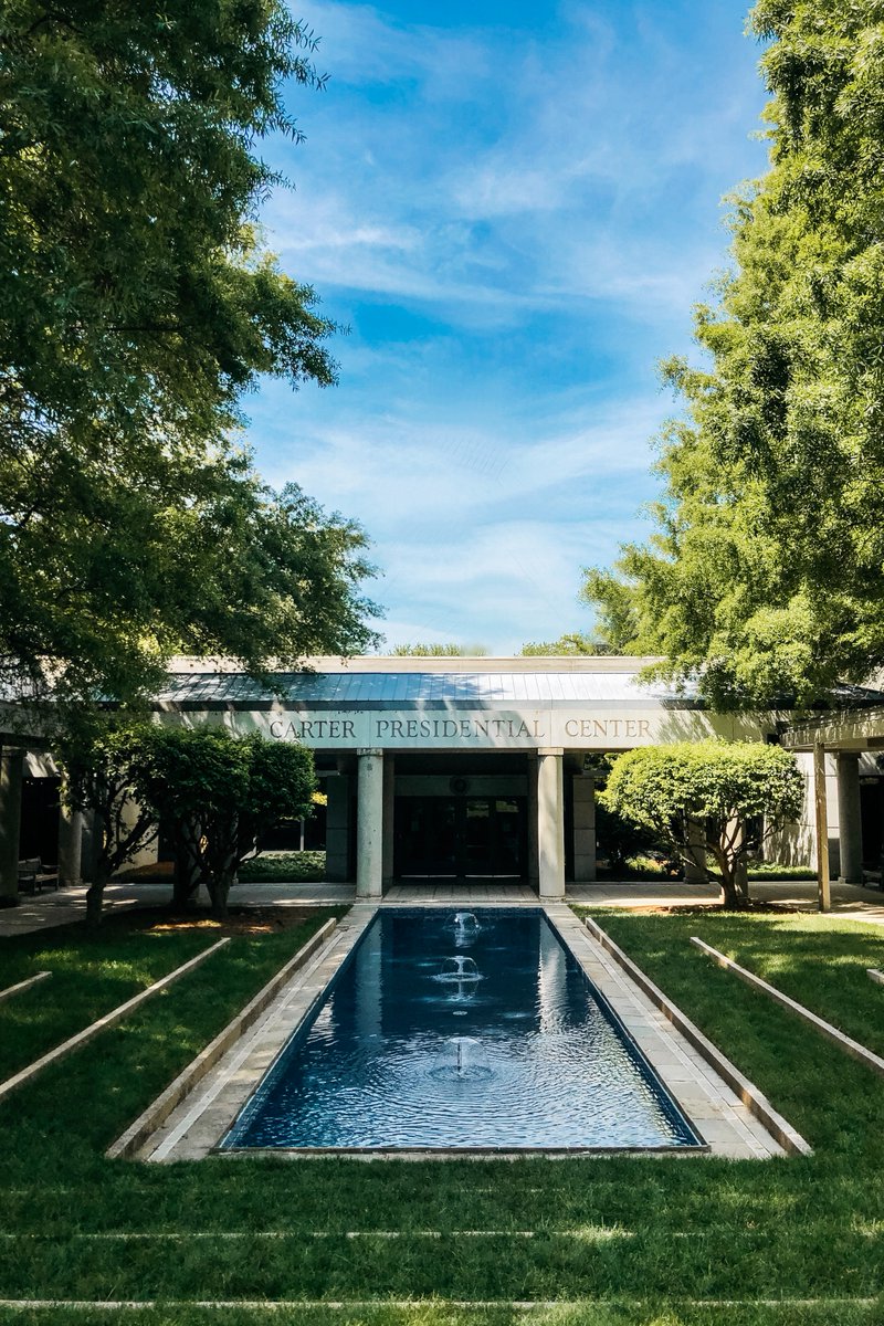 Related GA US president fact: The  @CarterCenter is right here in Atlanta, a really beautiful part of the city. Also a giant monument to a Dem president.
