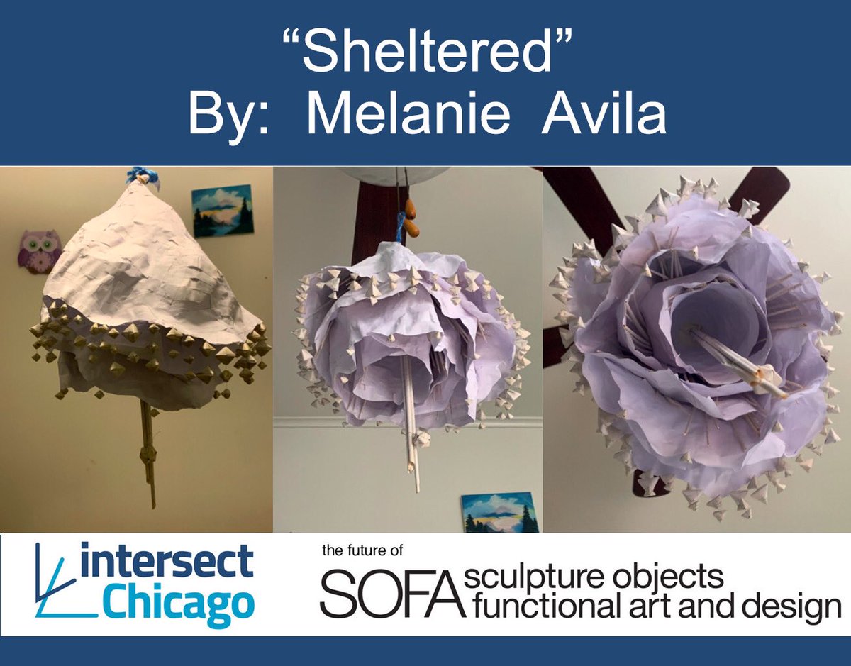 AdvancedArtsCPS's tweet photo. We’re proud to announce we are a Cultural Partner of #IntersectChicago, a virtual #artfair replacing @sofaexpo this year. Work from our #Drawing & #Painting and Creative Arts & #Ceramics classes will be on display, including this mobile by Melanie Avila, a senior at @SolorioHS! https://t.co/LnGixEQSn8