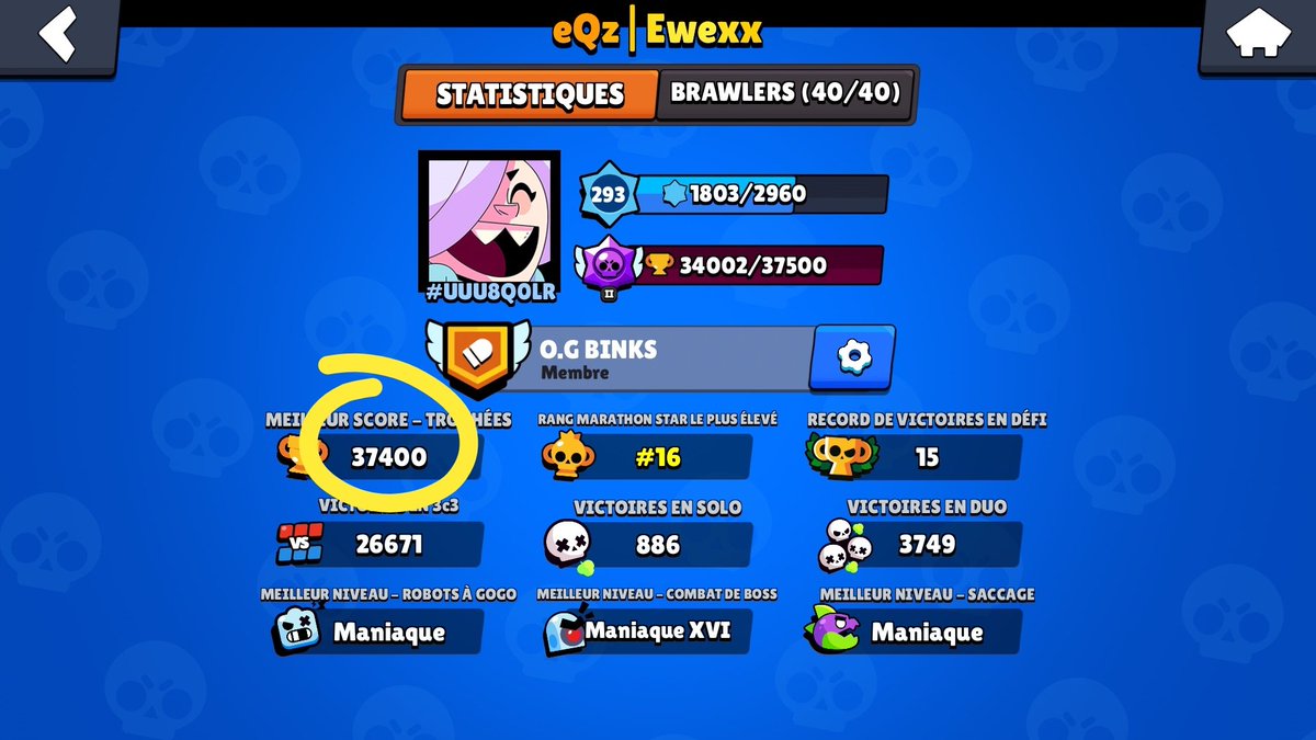 OGGangBS's tweet photo. Félicitations à @Ewexx1 pour sa magnifique saison 🔥

C rien c O.G 🤭 https://t.co/K1meycmYVj