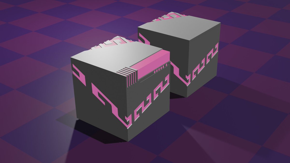 patsupyon's tweet image. ラーメンキューブを光らせたらなんだかかっちょよくなったぴょん
Boothで配布しようかな・・・
#GridModeler