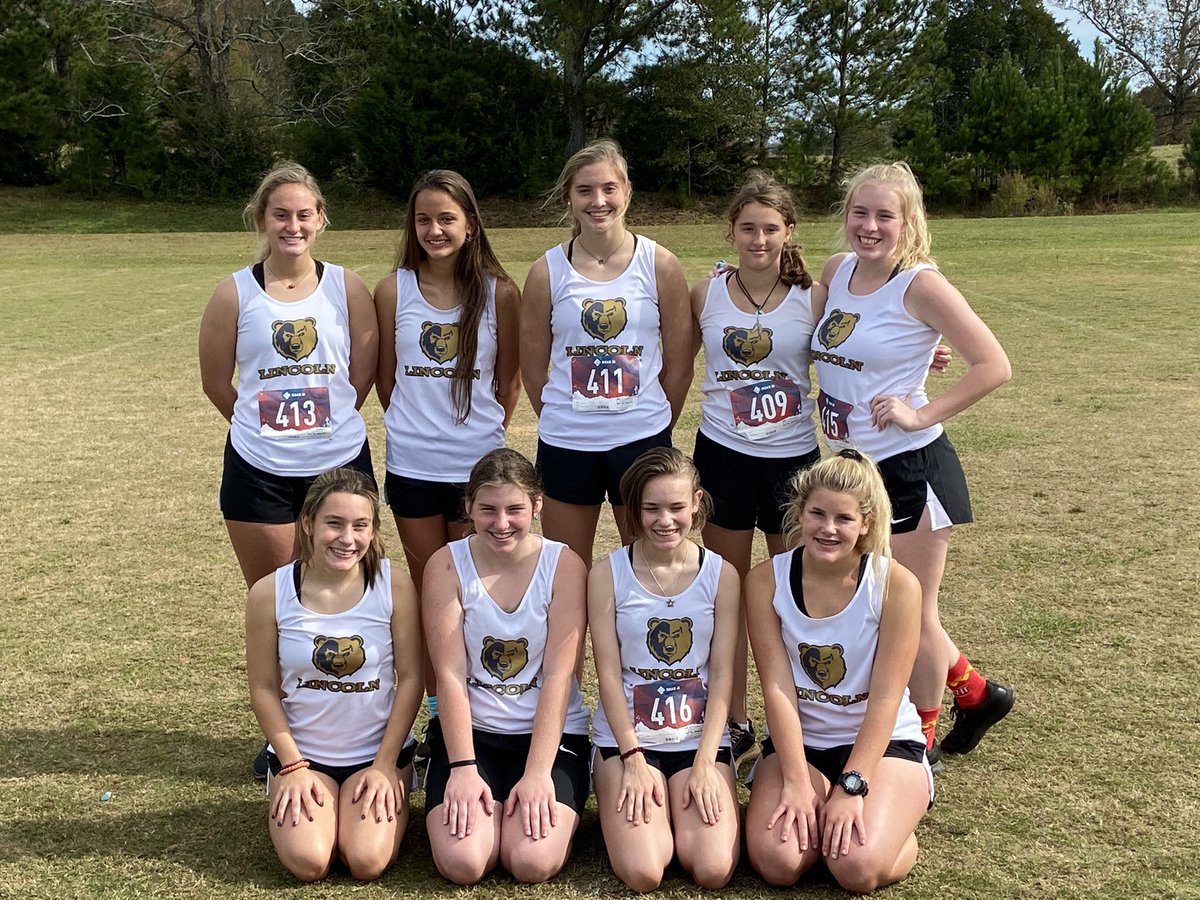 Congrats to the <a href="/lincolnhs/">Lincoln HS</a> Girls XC team on finishing 4th at the <a href="/AHSAAUpdates/">AHSAA</a> 5A Section 3 Meet and qualifying for the State.XC Meet next week.