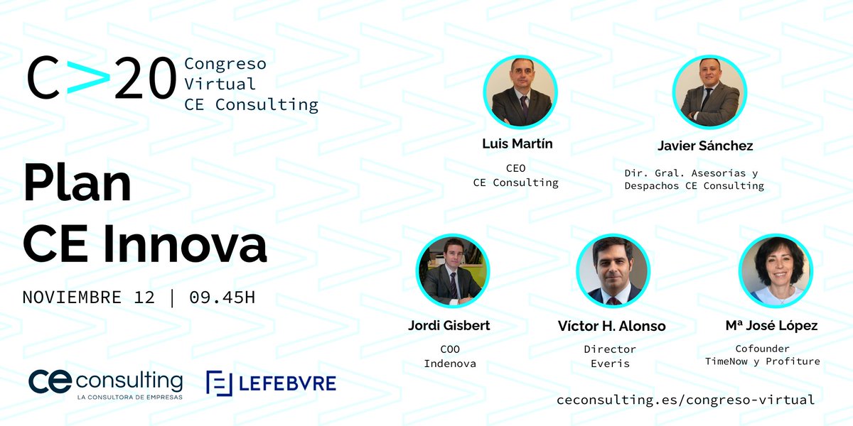ceempresarial's tweet photo. En el #CongresoCE del próximo 12 de noviembre, podrás asistir desde tu casa al Foro CE Innova, donde hablaremos de la innovación y la transformación digital del Grupo CE. https://t.co/t40AfVopn2