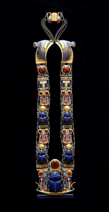 Ancient Egyptians used gemstones and colors purposefully, the favorite was Lapis lazuli one of the most prized of all gemstones, it represented rebirth and creation. Turquoise represented joy and pleasure. Emeralds, were a symbol of immortality and fertility.