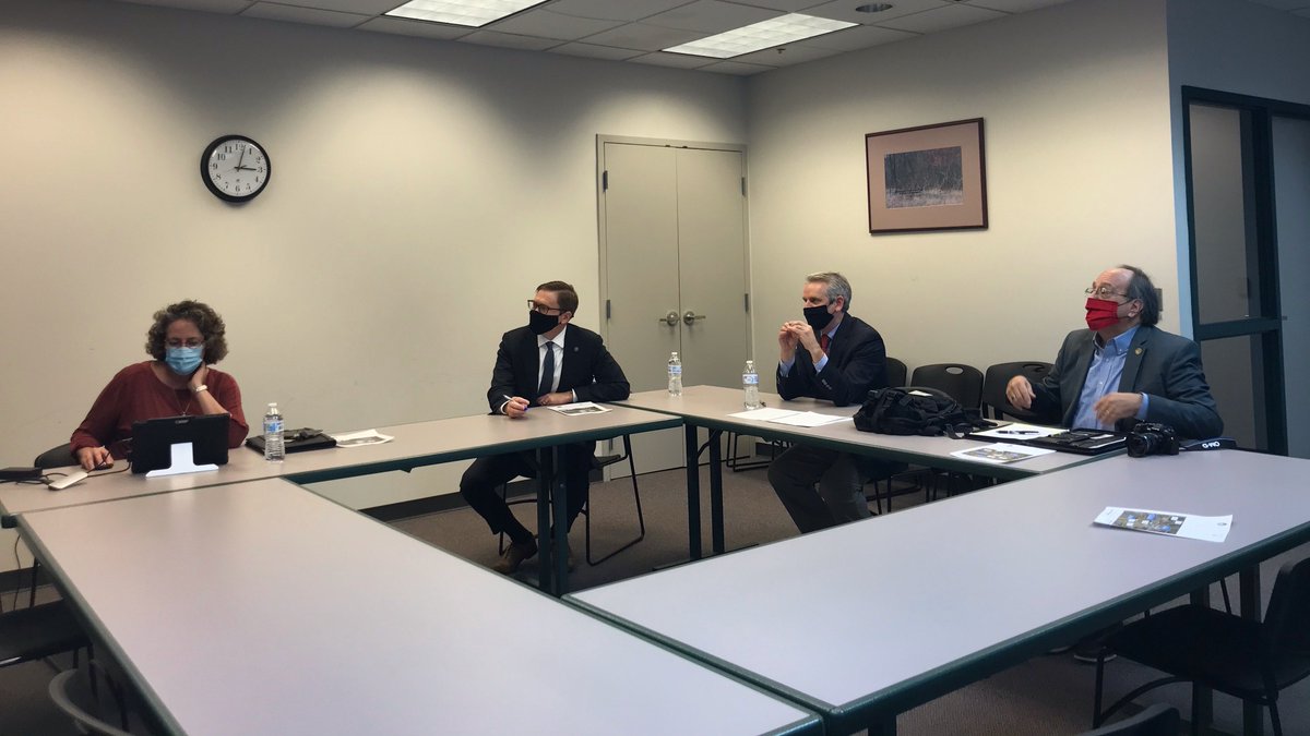 While I was in  #Paola yesterday, after stopping by the Miami County Commission meeting, I spoke with Miami County Economic Development. There are exciting developments in the region, and it was great to hear an update on what's been going on.