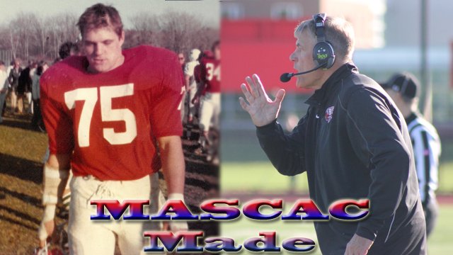 mascacsports's tweet photo. .@bsubears head FB coach Joseph Verria first stepped on to the Bridgewater State campus in 1976 and the rest as they say is history...check out his story in our #MASCACMade series. https://t.co/iMENHM8jLw #D3fb #MASCACpride #MASCAC50 https://t.co/yXAZdTZben