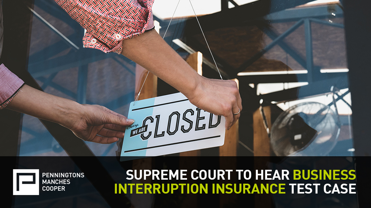 Penningtonslaw's tweet photo. .@TheFCA’s business interruption insurance test case progresses to the @UKSupremeCourt this month: https://t.co/zLdICCa42p. 

If you’re a claimant interested in joining our group action please email: Biclaims@penningtonslaw.com https://t.co/p1ldRPbWoc