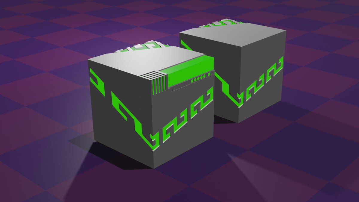 patsupyon's tweet image. ラーメンキューブを光らせたらなんだかかっちょよくなったぴょん
Boothで配布しようかな・・・
#GridModeler