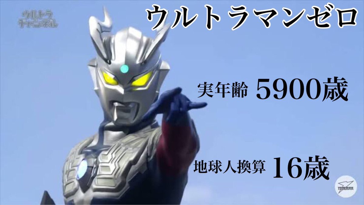 ライスオメガ En Twitter ウルトラマン達の年齢と地球人換算４選 T Co 8xw04iwodd Twitter