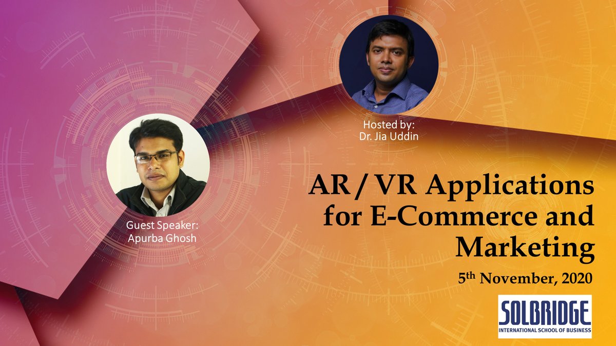 Apurba_Dada's tweet photo. After the huge response to my speech on 3D Modeling Technology in October, this month I was invited again to SolBridge ISB, South Korea to deliver another speech. The topic for this month was- "AR / VR Applications for E-Commerce and Marketing". What an amazing experience! https://t.co/2q828QV8fw